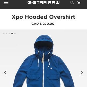 G Star Raw hooded zip up Jacket